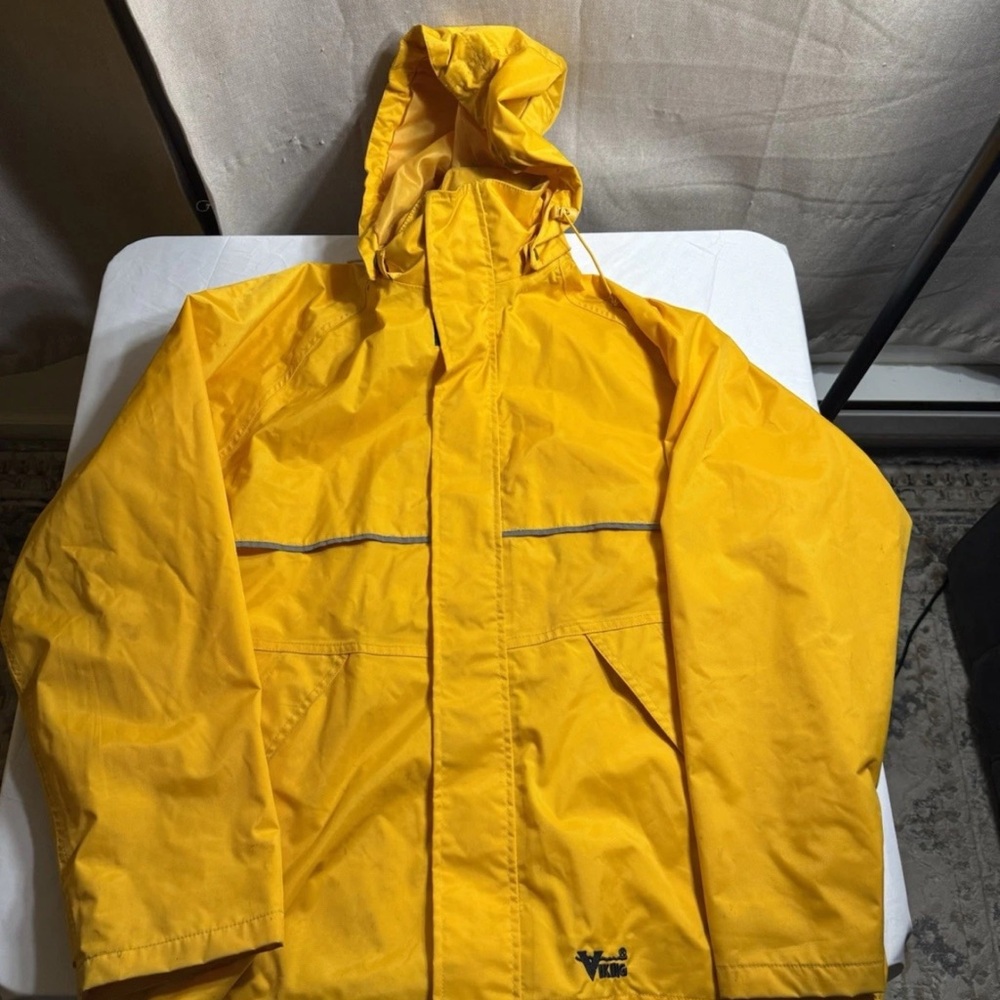 Viking Journeyman Reflective Jacket Men's Medium Hooded Orange 100% Polyester